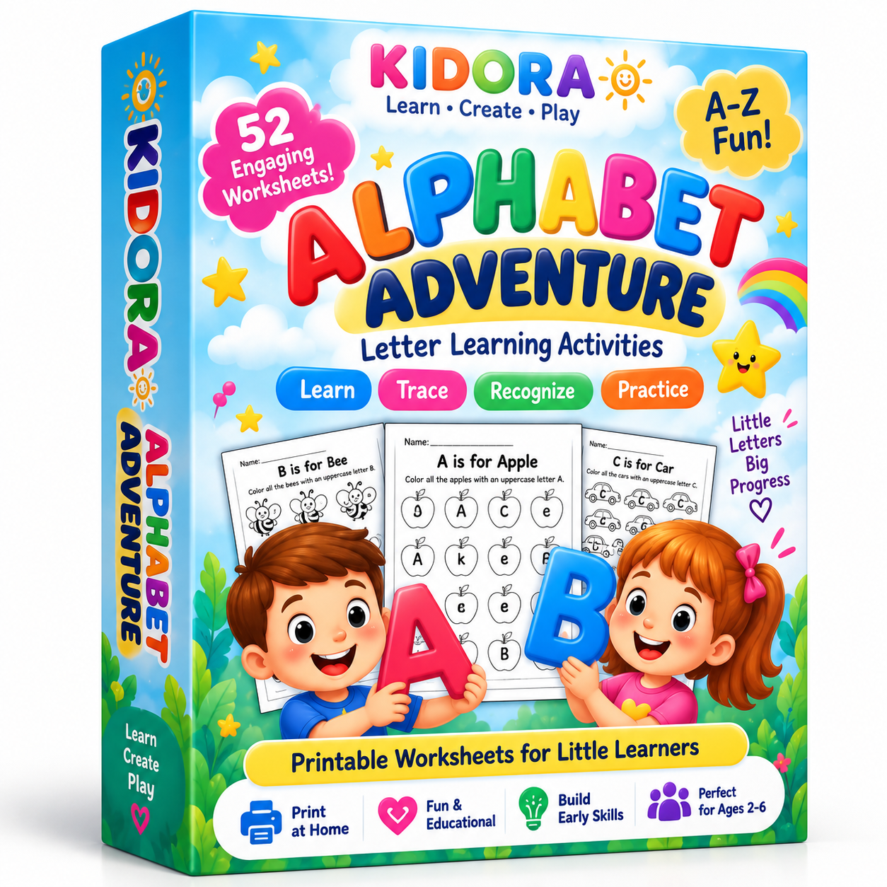 Alphabet Adventure — Letter Learning Activities